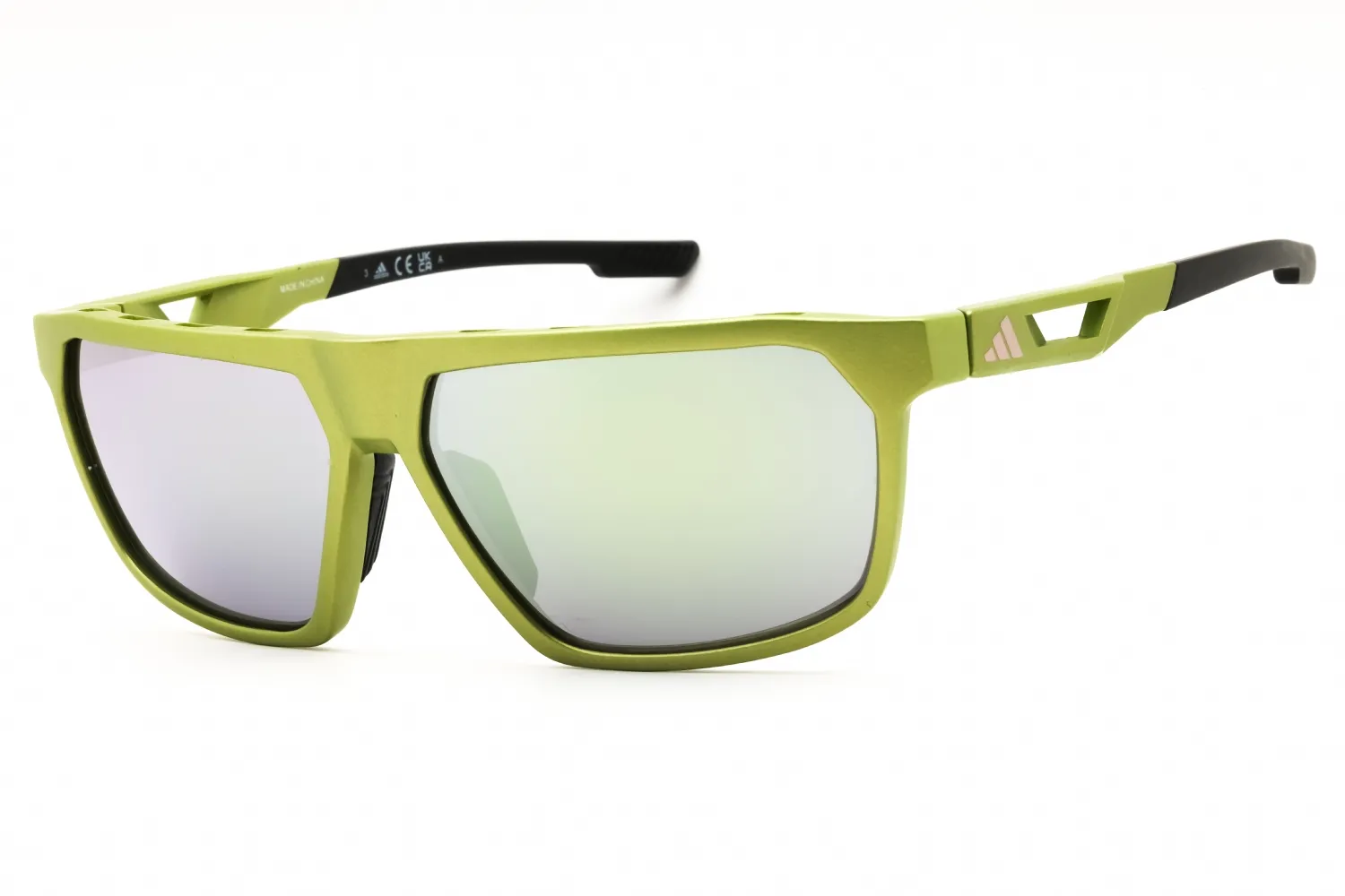 Adidas SP0096 94Q Sunglasses Matte Light Green 60mm Men
