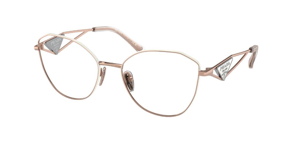 Prada VPRA51 1AB-1O1 PR 52ZV Eyeglasses Rose Gold 55mm Women