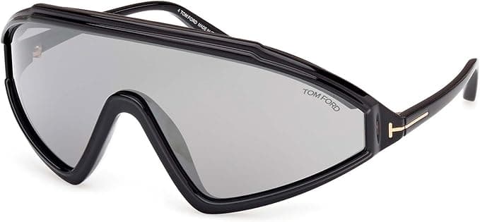 Tom Ford FT1121 01C Sunglasses Shiny Black 99mm Men