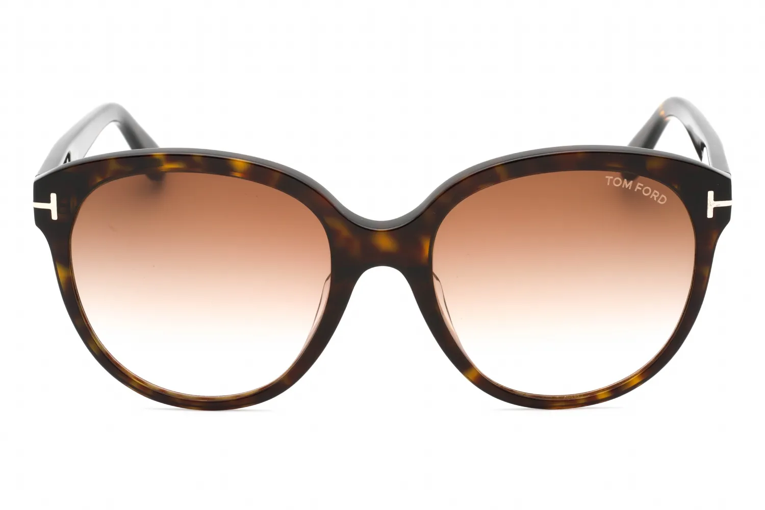 Tom Ford FT0957-D 52F Sunglasses Shiny Dark Havana 58mm Women 2
