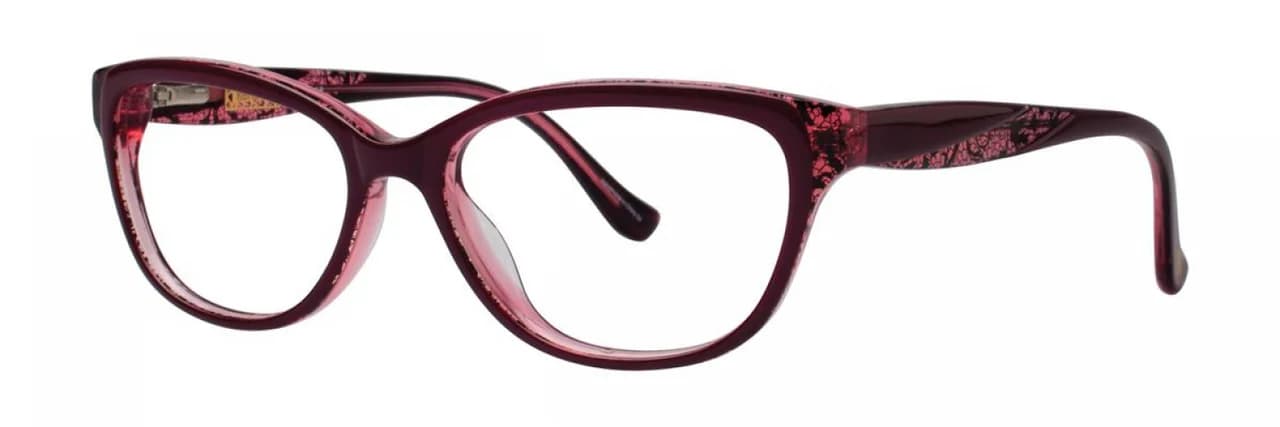 Kensie Lace Eyeglasses Maroon 51mm Women