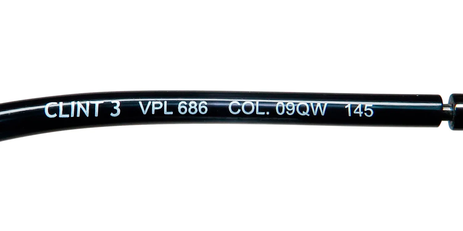 Police Vpl686 Clint 3 09qw Eyeglasses Blue 51mm 8