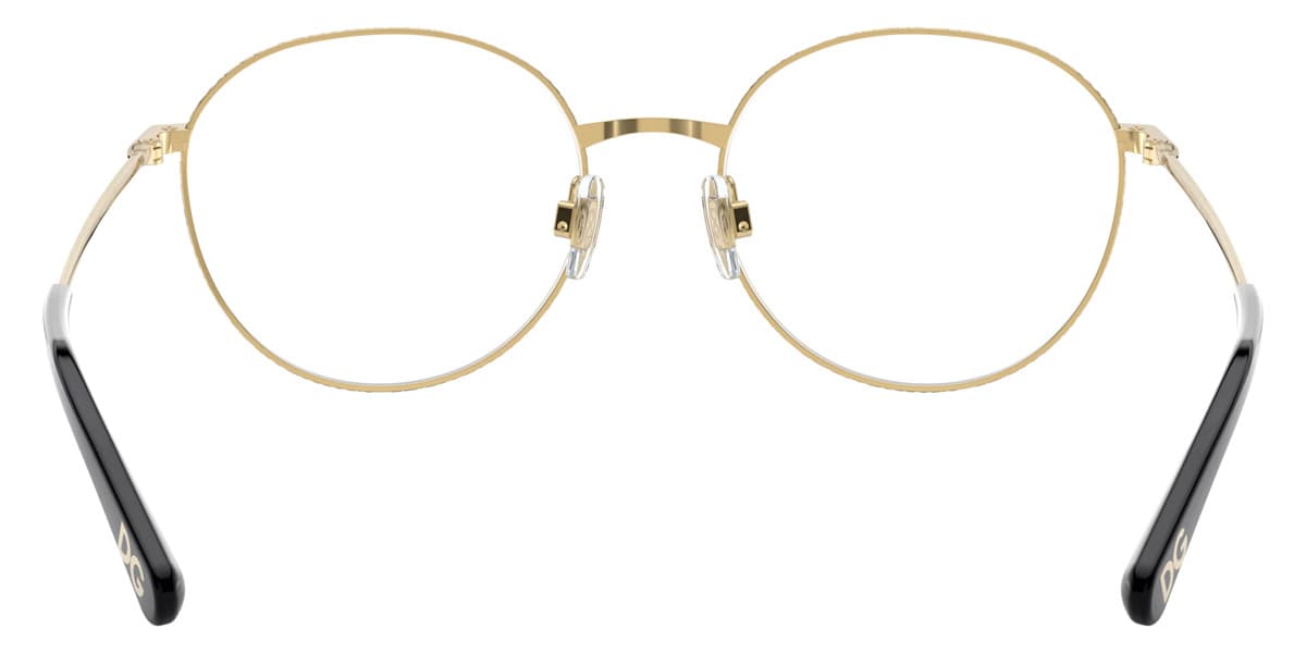 Dolce & Gabbana DG1322 1334 Eyeglasses Black Gold 53mm Women 4