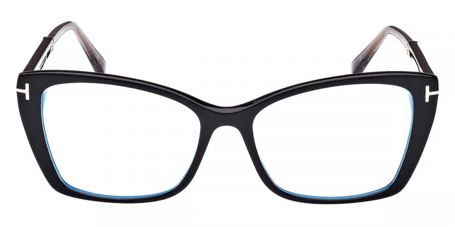 Tom Ford TF5893B ECO 001 Eyeglasses Black 55mm Women 2