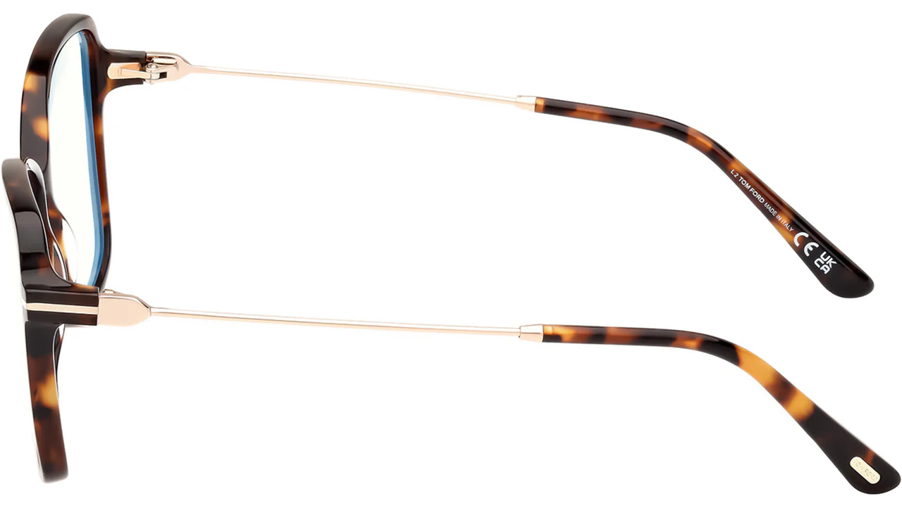 Tom Ford FT5953B 052 Eyeglasses Dark Havana 55mm Women 3