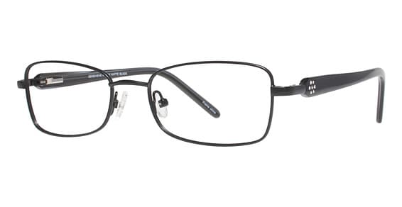 Genevieve MITZIE MATTE BLACK Eyeglasses Black 51mm Men