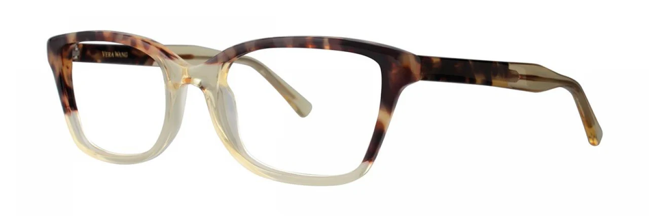 Vera Wang V371 Eyeglasses Yellow 48mm Women