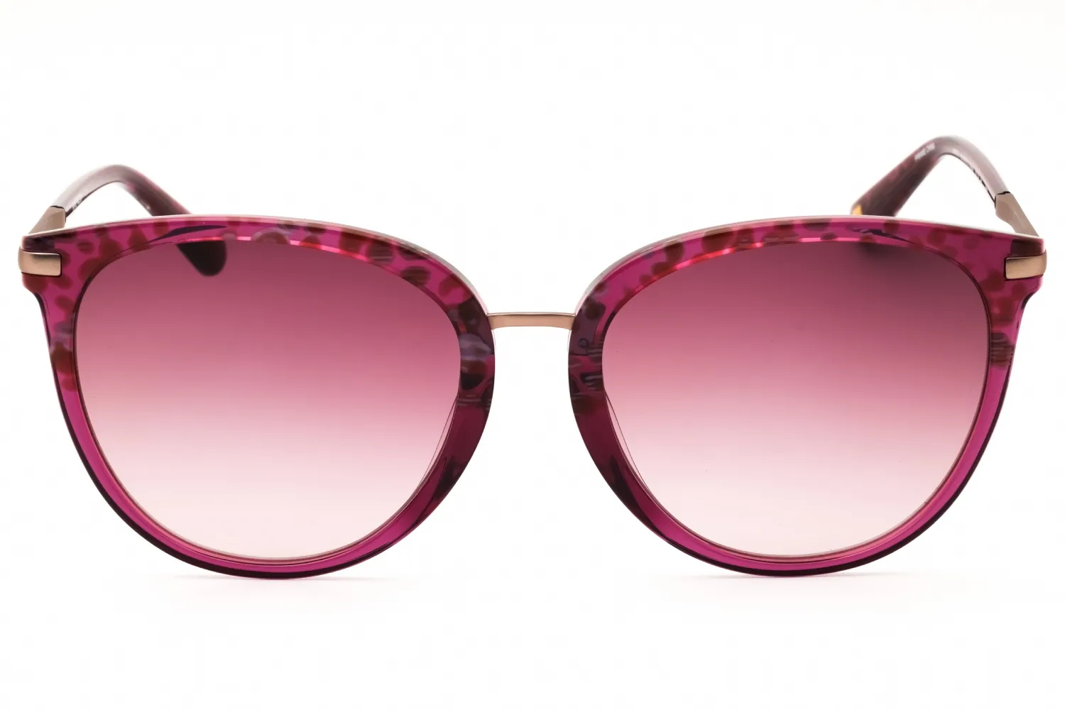 Anne Klein AK7073 650 Sunglasses Merlot Animal 55mm Women 2