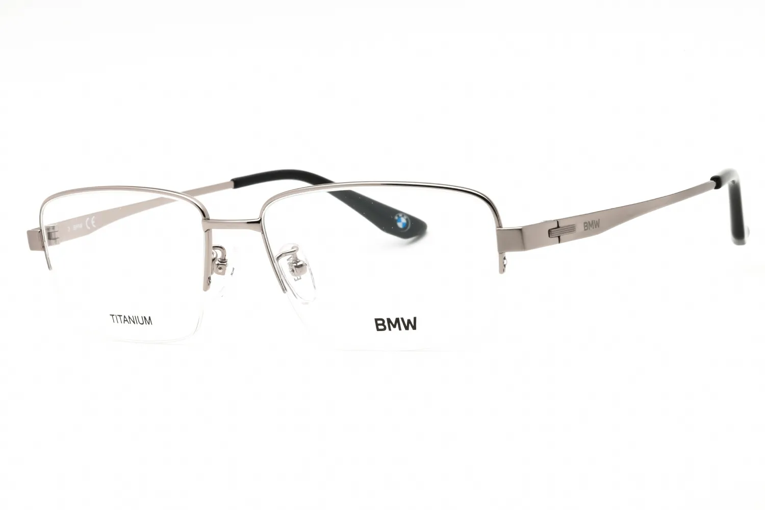 BMW BW5045-H 016 Eyeglasses Shiny Palladium 57mm Men