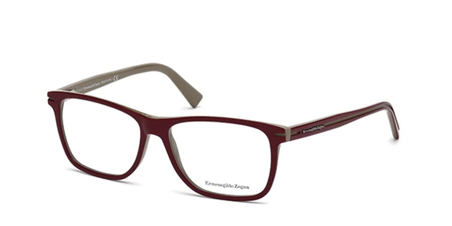 Ermenegildo Zegna EZ 5044-F 071 EZ5044F Asian Fit Eyeglasses Multicolor 55mm Men