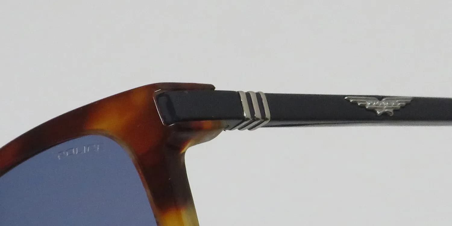 Police Sple05 09n3 Sunglasses Striped Brown 57mm 6
