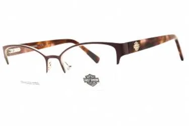 Harley Davidson HD50109 70 Eyeglasses Matte Bordeaux