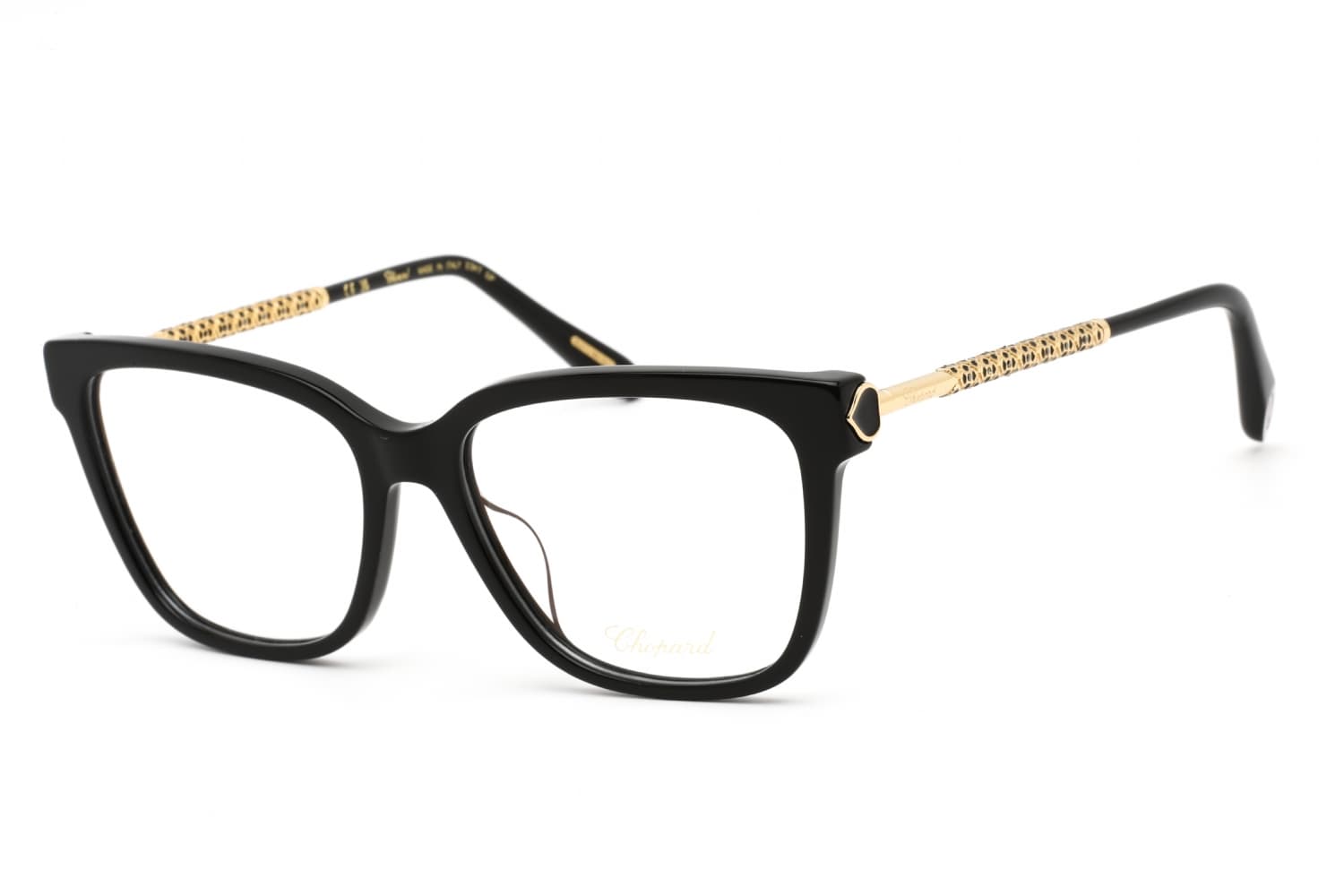 Chopard VCH333W 700 Eyeglasses Shiny Black 55mm Women