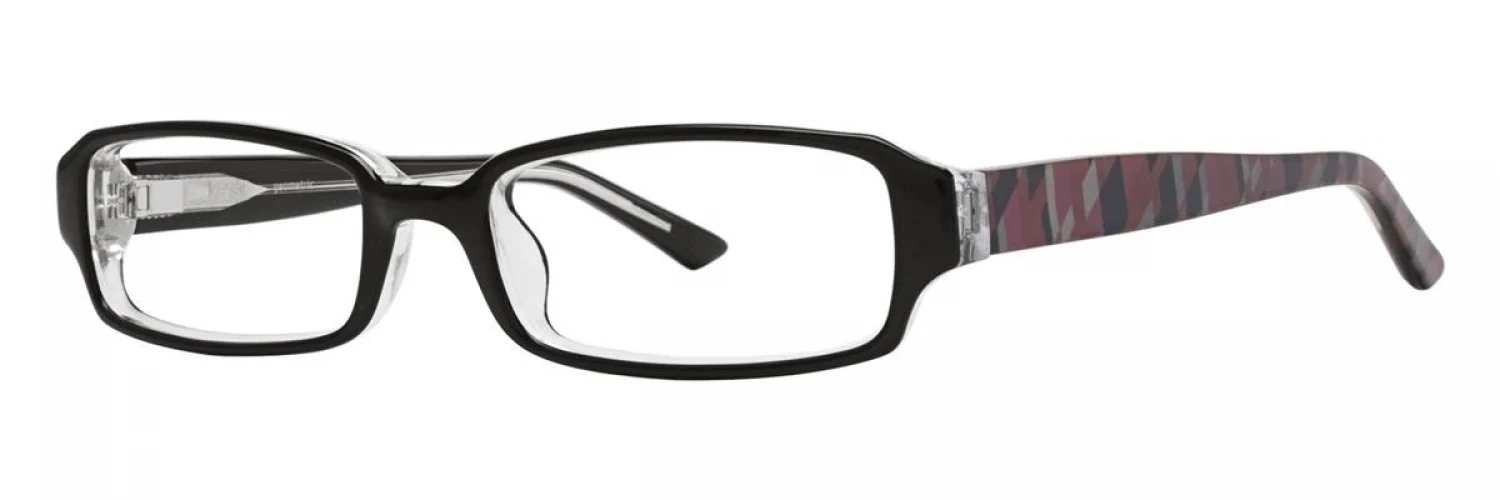 Kensie Geometric Eyeglasses Black 46mm Women