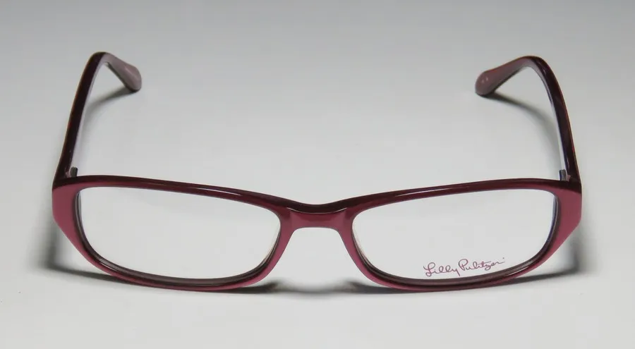Lilly Pulitzer Ricci be Eyeglasses Rose Wine 52mm 2