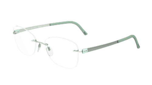 Silhouette 4497 40 6054 TITAN ACCENT 4497 Eyeglasses Green 54mm Women