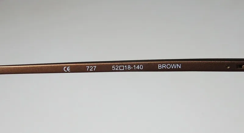 Elite Eyewear Intelli Clip 727 brown Eyeglasses Brown 52mm Unisex 8