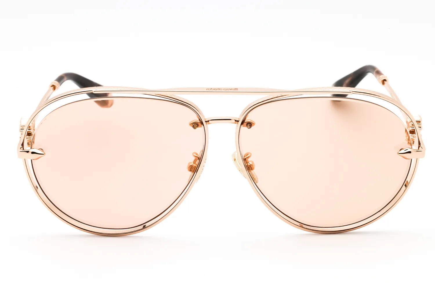 Roberto Cavalli SRC032M 8FCG Sunglasses Shiny Copper Gold 61mm Women 2