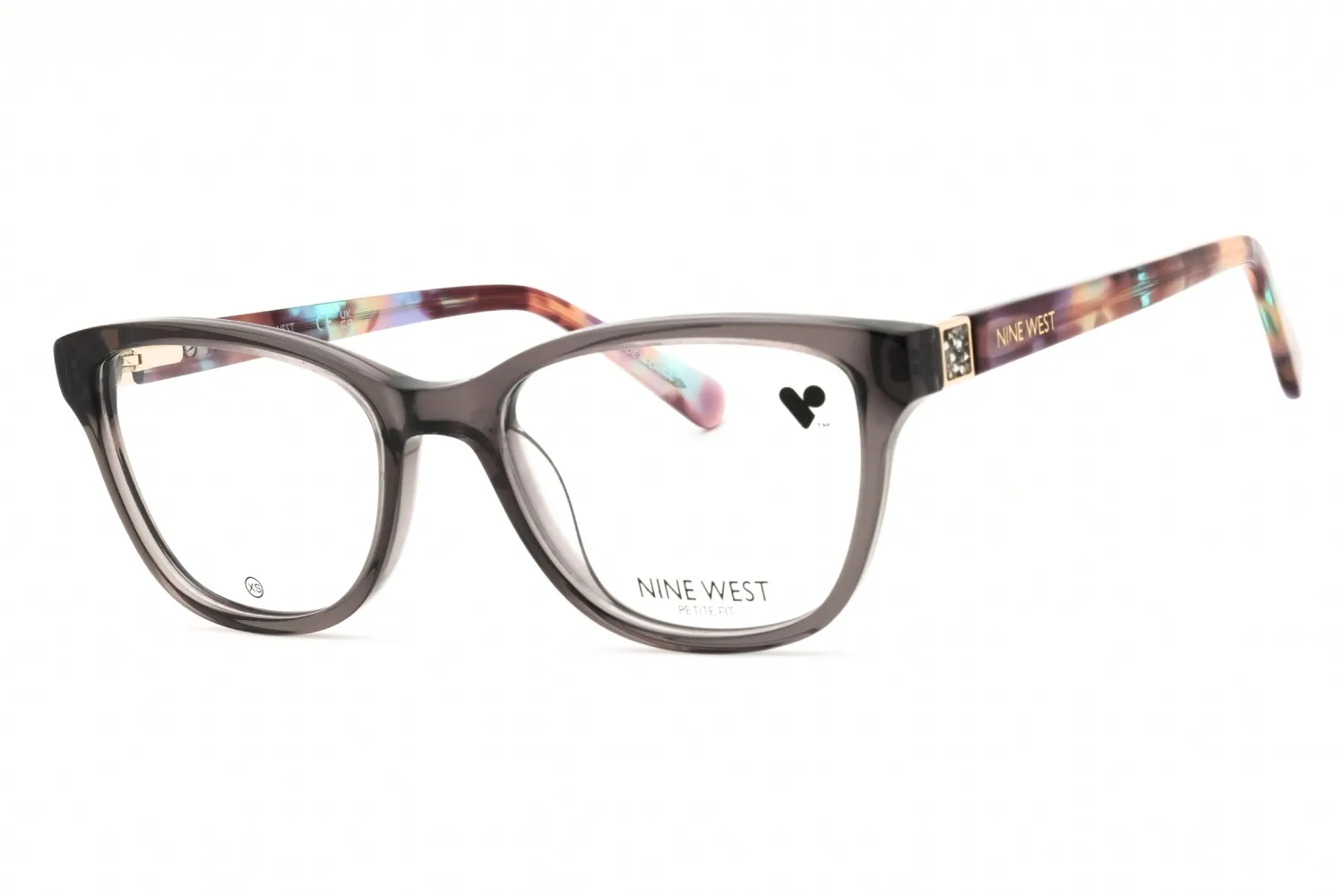 Nine West NW5215 014 Eyeglasses Crystal Smoke 48mm Women