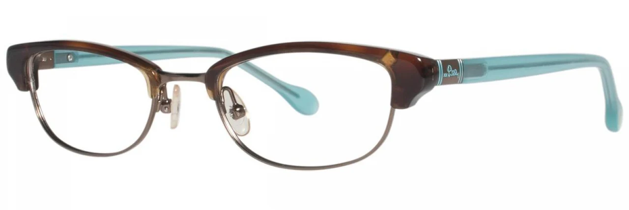 Lilly Pulitzer Franco Eyeglasses Havana 49mm Women