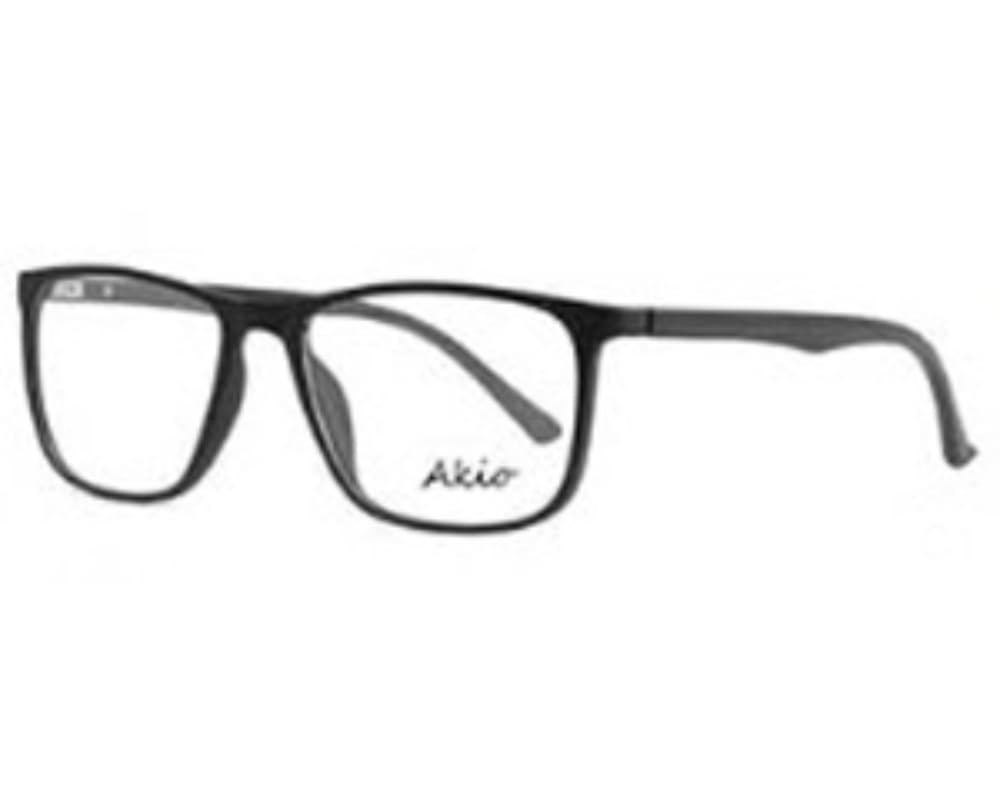 Akio 93702 C1 Eyeglasses Black 52mm Men