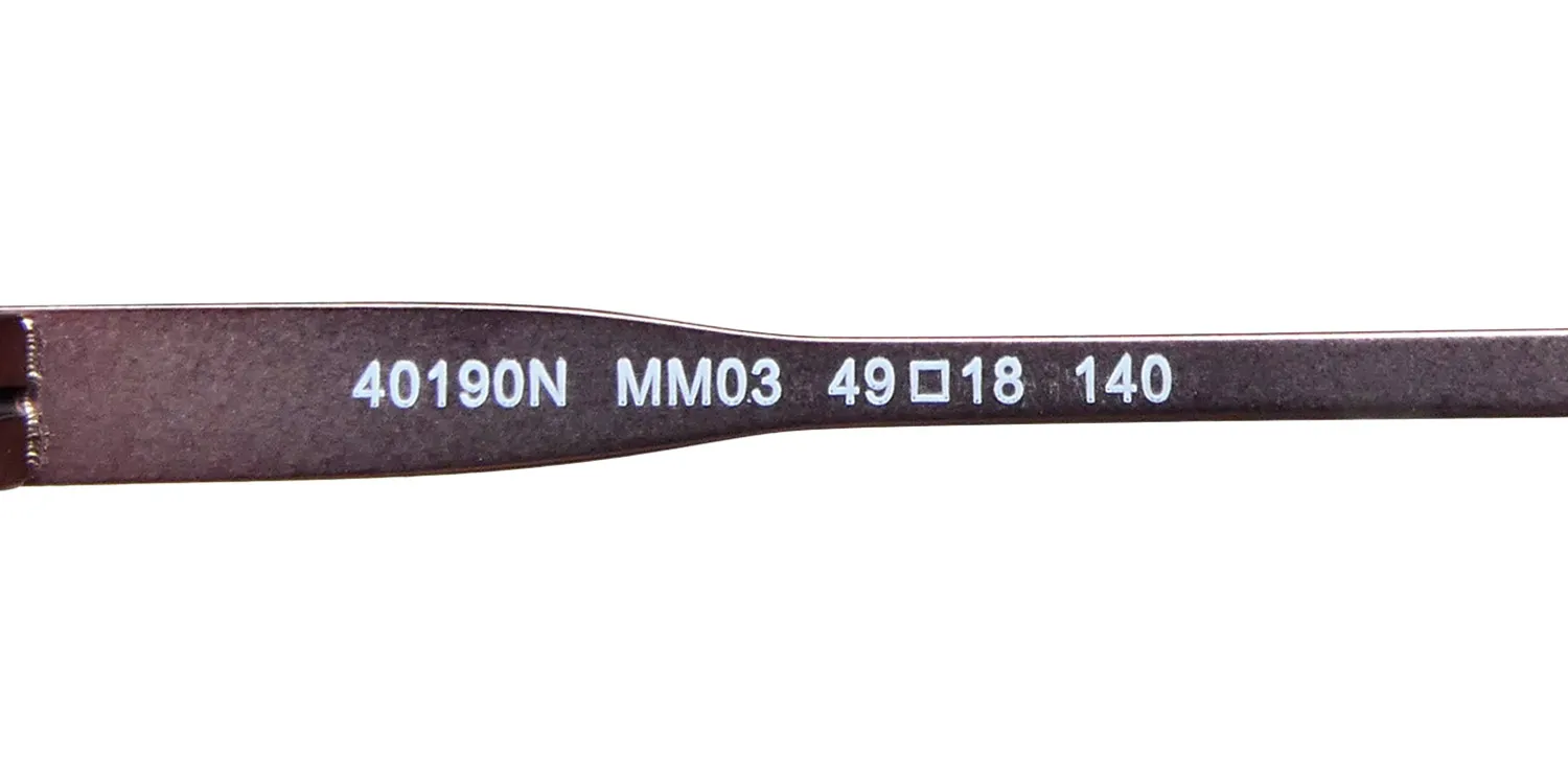 Morel Nomad 40190n mm03 Eyeglasses Light Brown Crystal 49mm 7