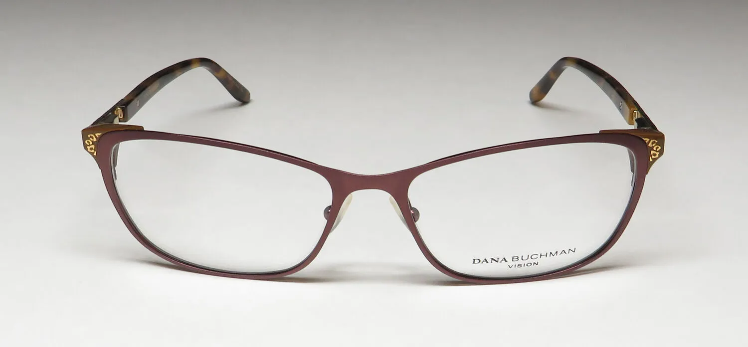 Dana Buchman Rose br Eyeglasses Brown 54mm 3