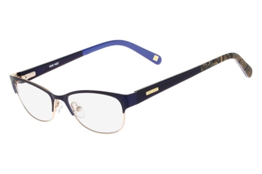 Nine West NW1055 434 Eyeglasses Navy 47mm Women
