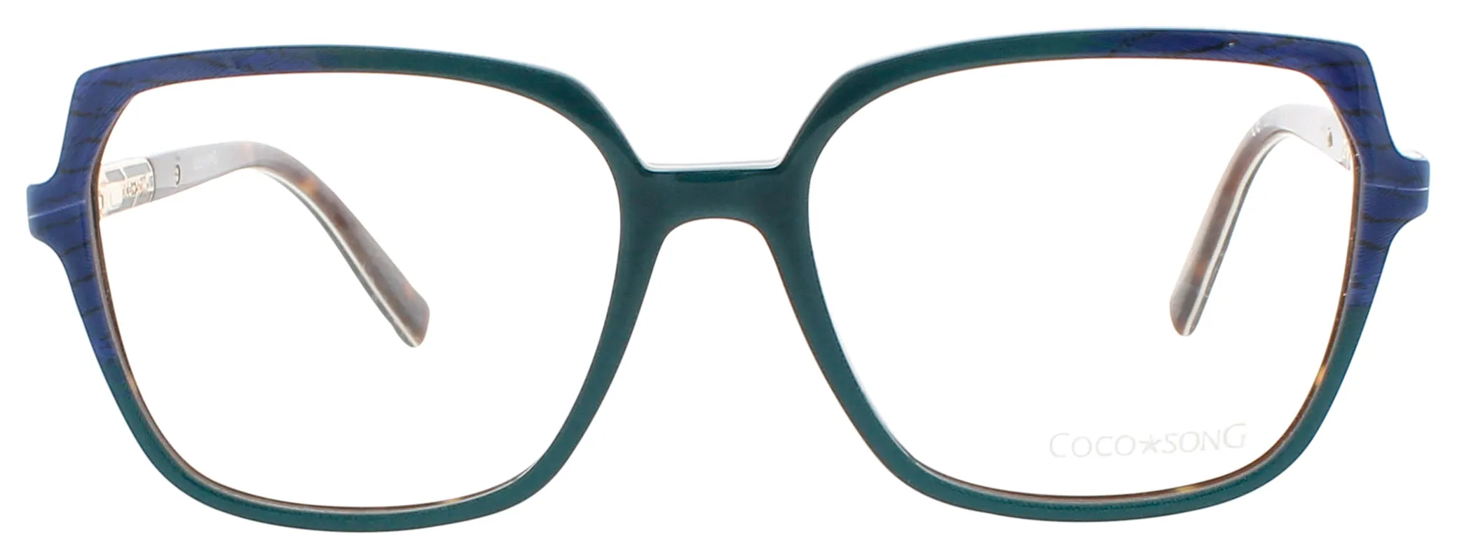 Coco Song LAST TANGO C02 Eyeglasses Green Blue 55mm Women 2