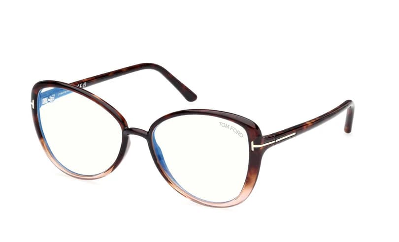 Tom Ford TF5907B 056 Eyeglasses Brown 55mm Women