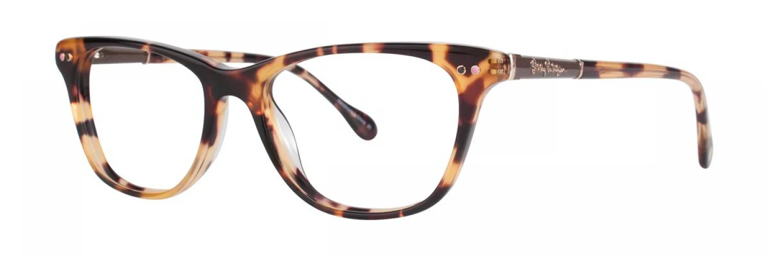 Lilly Pulitzer Ellis Eyeglasses Tortoise 50mm Women