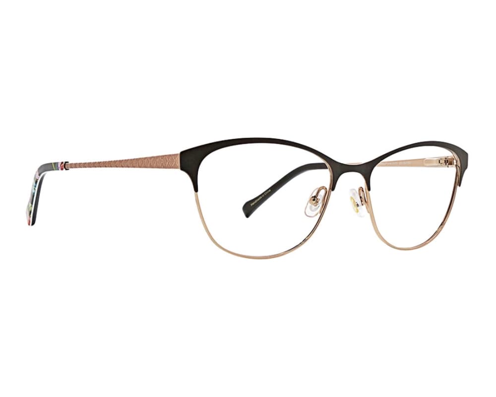 Vera Bradley Carlie VIF Eyeglasses Black 53mm Women