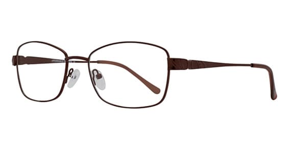 Affordable Designs CYD BROWN Eyeglasses Brown 56mm Women