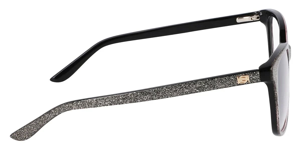 Bebe BB5217 001 Eyeglasses Jet Glitter 52mm Women 5
