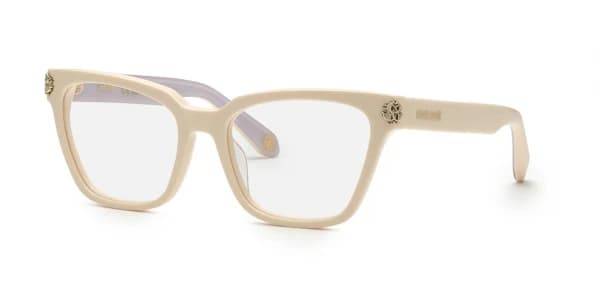 Roberto Cavalli VRC073M 09X7 Eyeglasses Shiny Beige 55mm Women