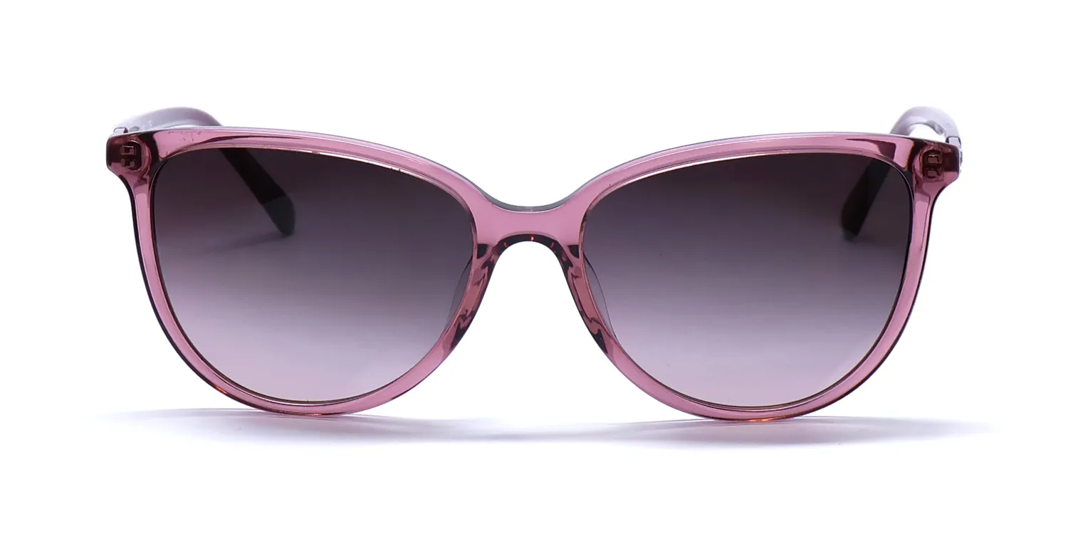 Nine West Nw646s 600 Sunglasses Crystal Rose 57mm 3