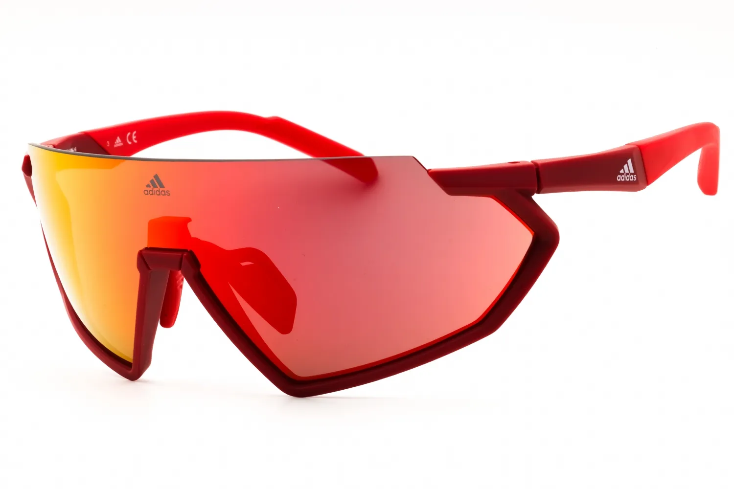 Adidas SP0041 67U Sunglasses Matte Red 0mm Men