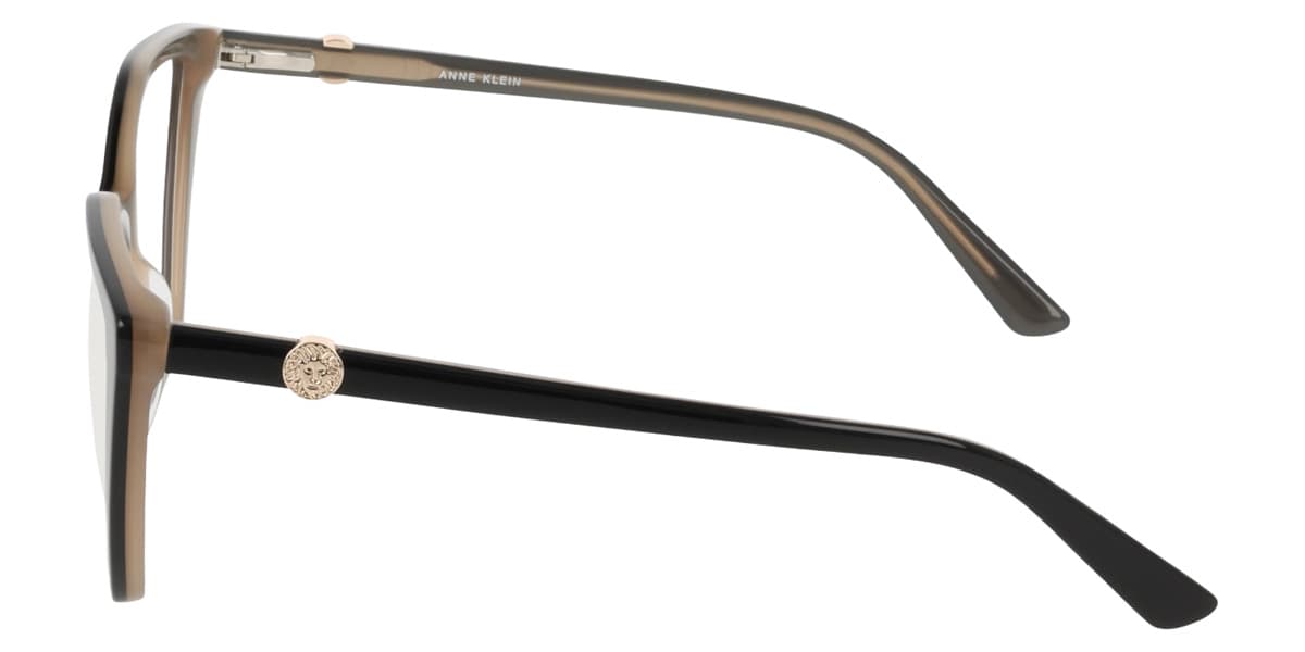 Anne Klein AK5132 001 Eyeglasses Black Ivory 55mm Women