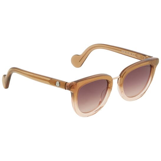 Moncler ML0044 47G Sunglasses Brown 48mm Women