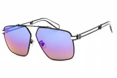 Philipp Plein SPP049M 0541 Sunglasses Semi Matte Black 63mm