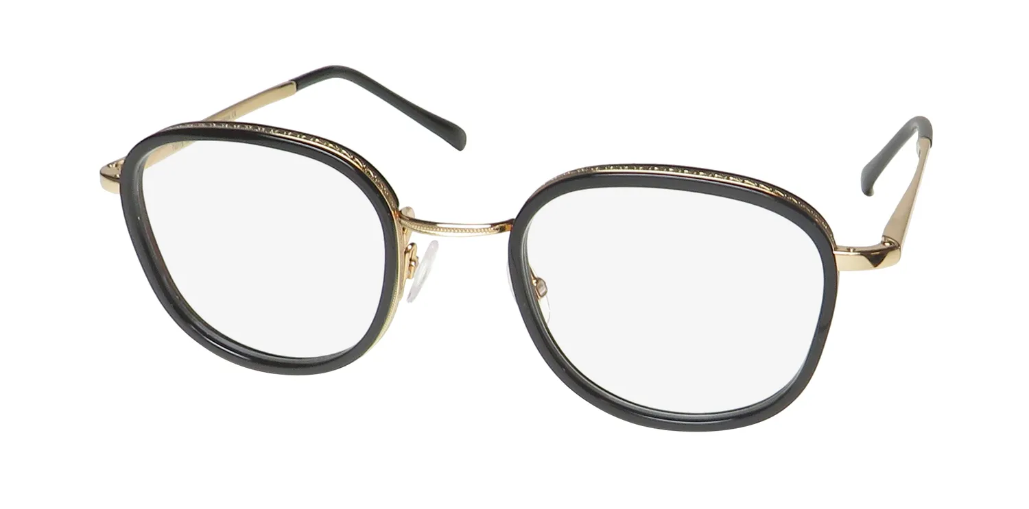 Harry Lary Comfy 101 Eyeglasses Black 46mm Unisex