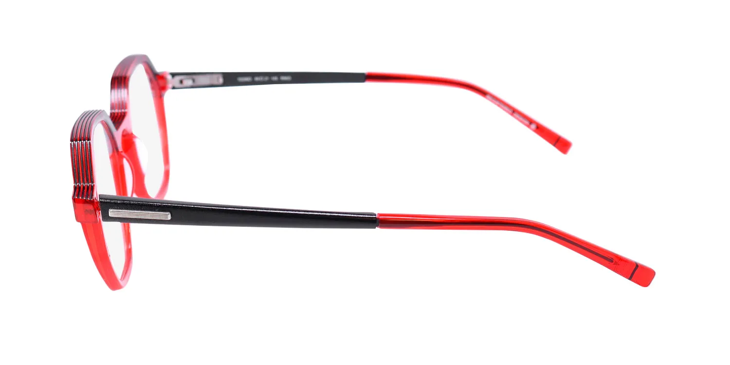 Morel Oga 10206o rn03 Eyeglasses Red 49mm 4