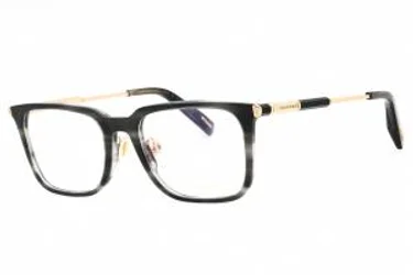 Chopard VCH344 06X7 Eyeglasses Shiny Streaked Black 53mm