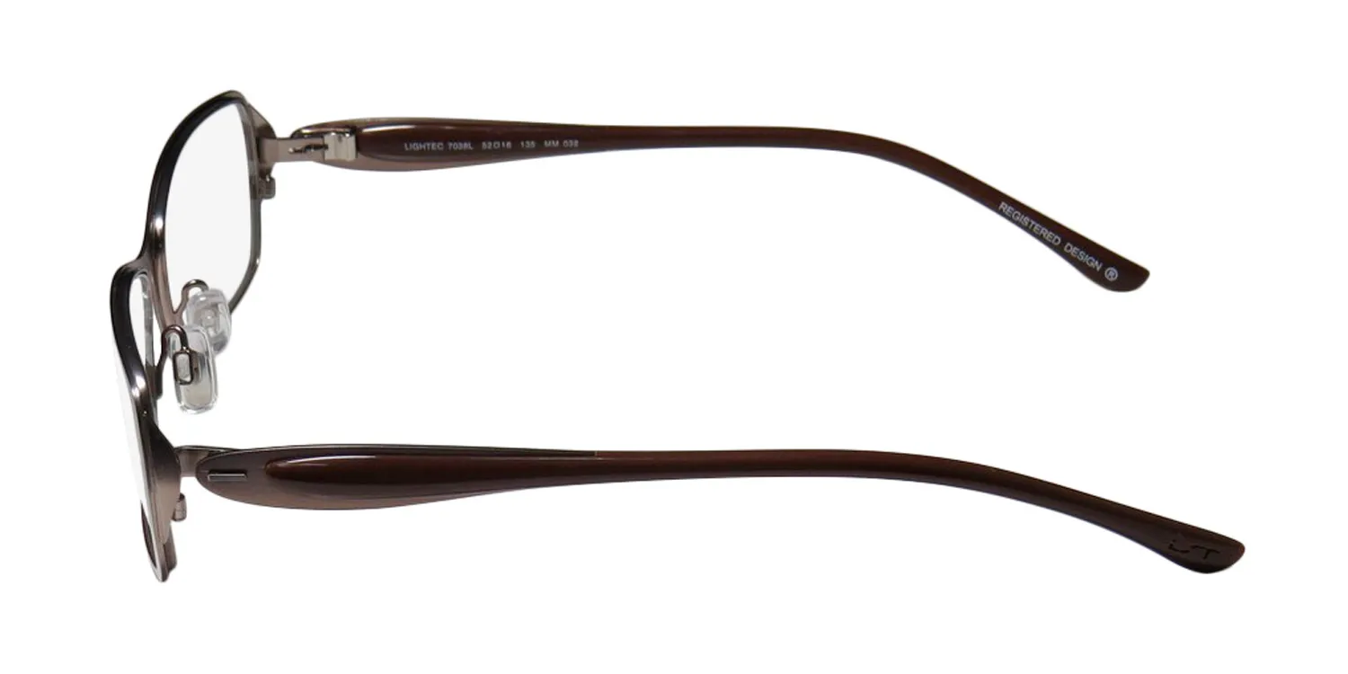 Lightec 7038l mm032 Eyeglasses Brown 52mm Unisex 4