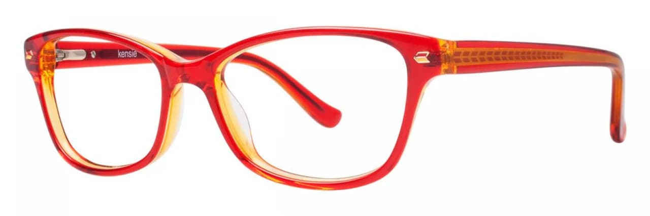 Kensie Kiss Eyeglasses Red 51mm Women