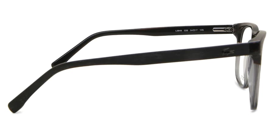 Lacoste L2849 035 Eyeglasses Transparent Grey Wood 54mm Men 3