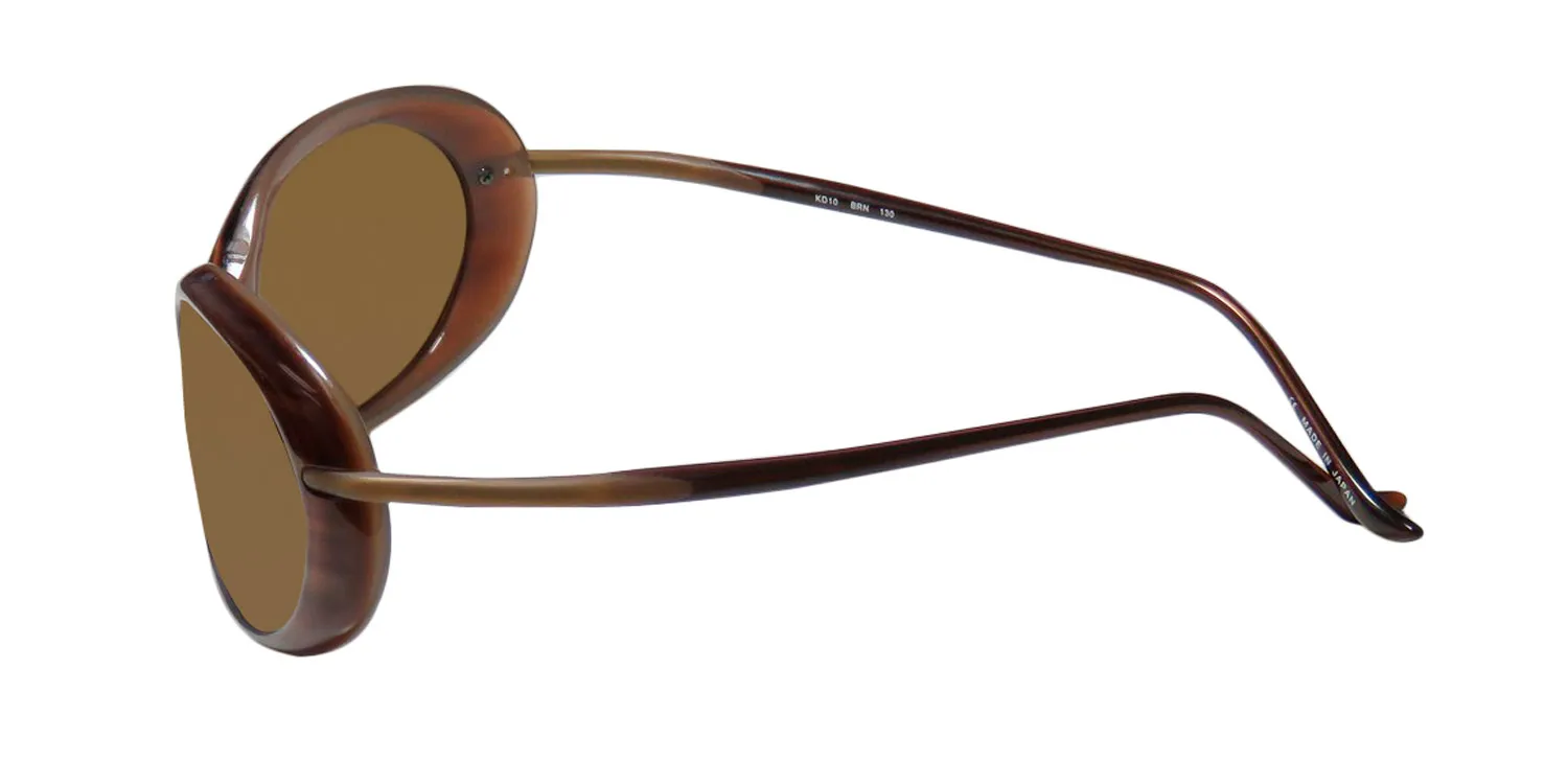 Kata Kd10 brn Sunglasses Striped Brown 52mm 3