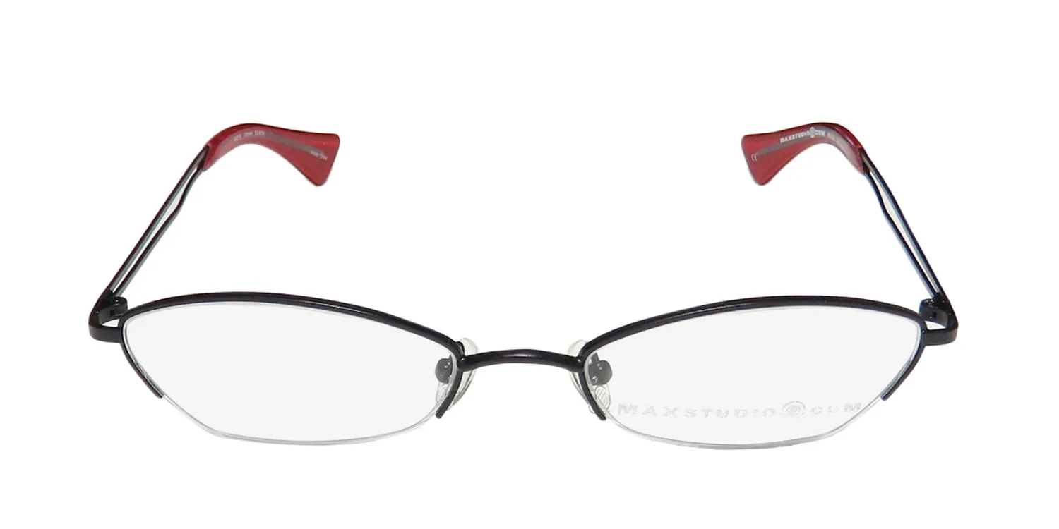 Max Studio Mx132 black Eyeglasses Black 49mm 3