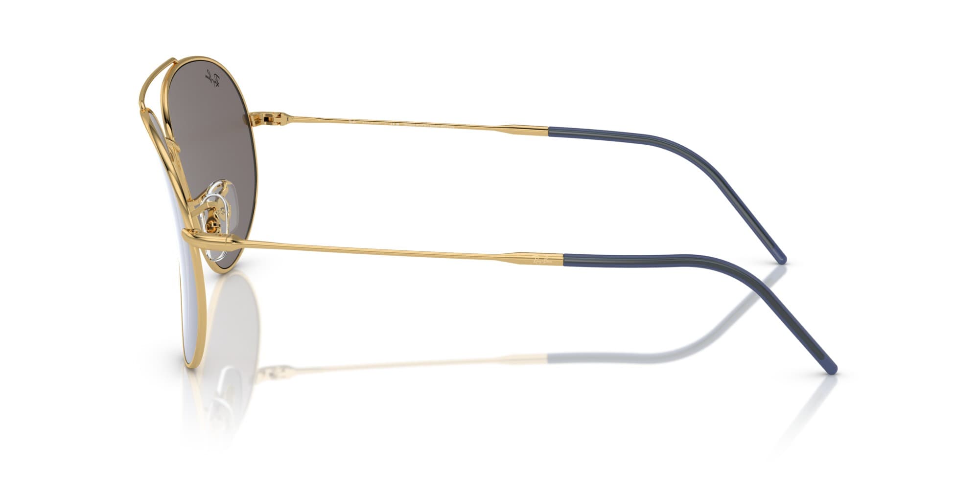 Ray-Ban RBR0101S AVIATOR REVERSE 001GA Sunglasses Gold 59mm Men 3