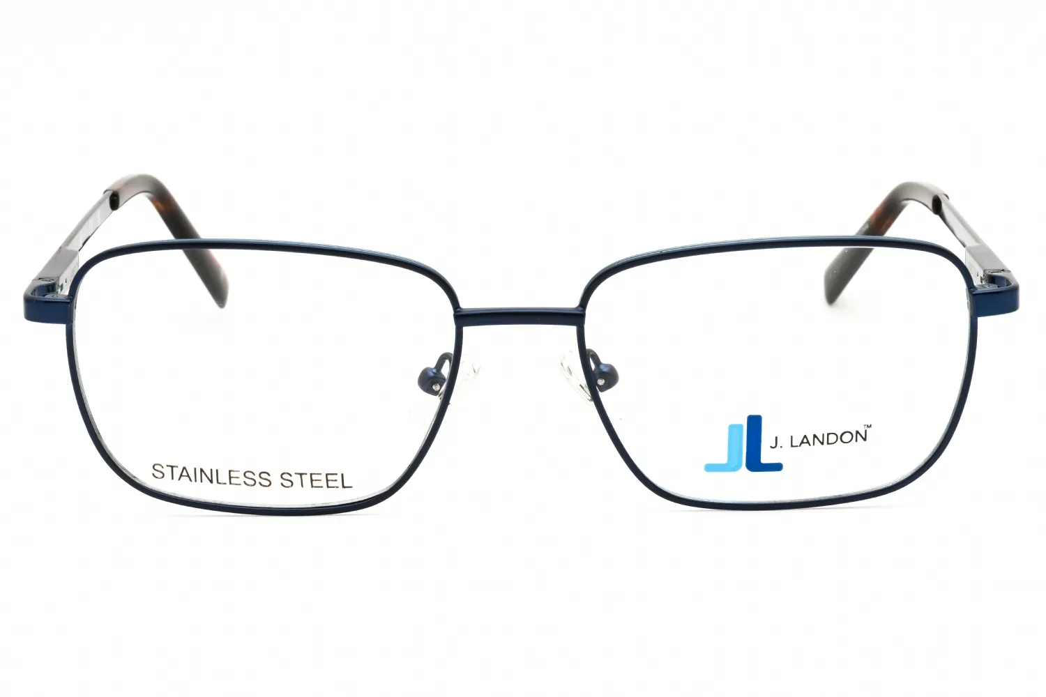 J. Landon JL1013 091 Eyeglasses Matte Blue 54mm Men 2